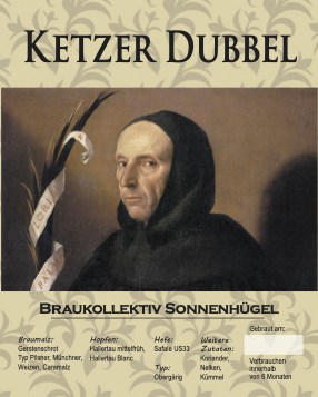 Bieretikett Sonnenhügel